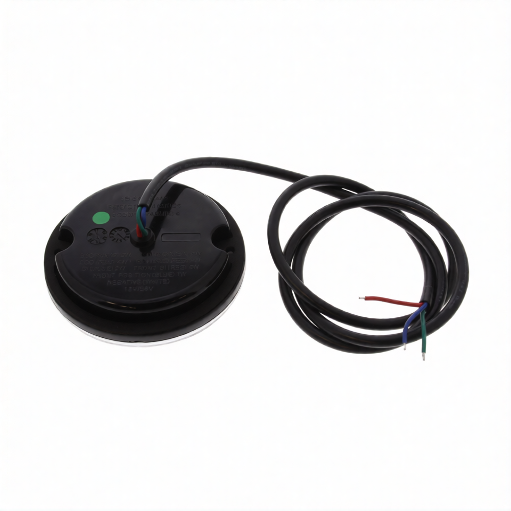Farol dianteiro LED redondo 9-32V