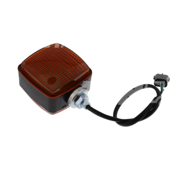 Farol dianteiro LED quadrado 12V com suporte pedestal
