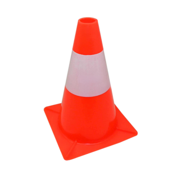 Cone de sinalização e segurança em PVC 300 mm